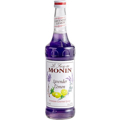 Monin Premium Lavender Lemon Flavoring Syrup Ml