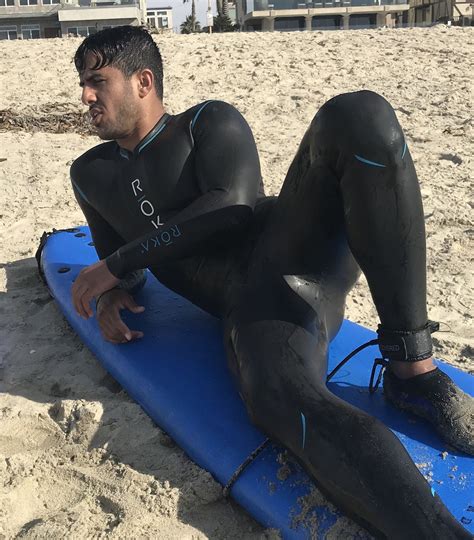 Triathlon Wetsuit Hot Surfers Surfer Guys Latex Men Men In Tight
