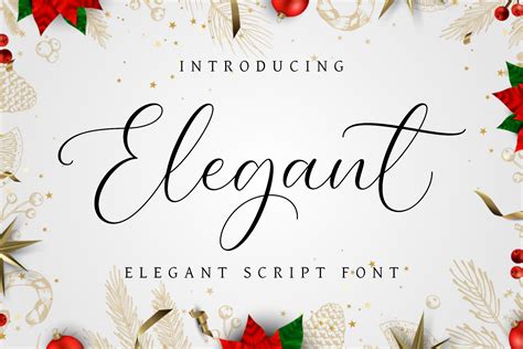 Elegant Elegant Script Font Script Fonts Creative Market