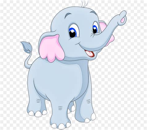 Gajah Kartun Hewan Gambar Gambar Png