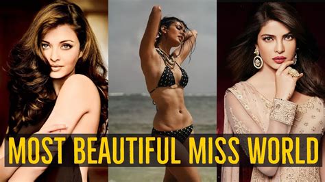 Top 10 Alltime Most Sexy Miss World Youtube