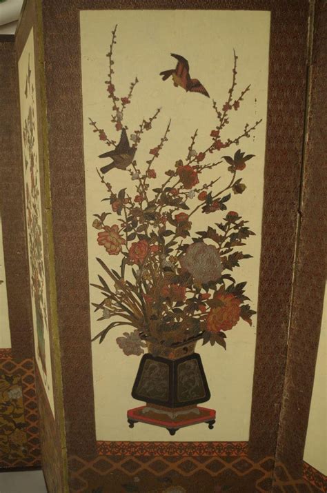 Japanese Style Wallpaper Art Deco Screen Circa 1920 For Sale At 1stdibs