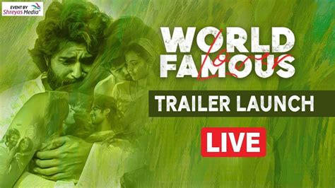 World Famous Lover Trailer Launch Live Vijay Devarakonda Telugu