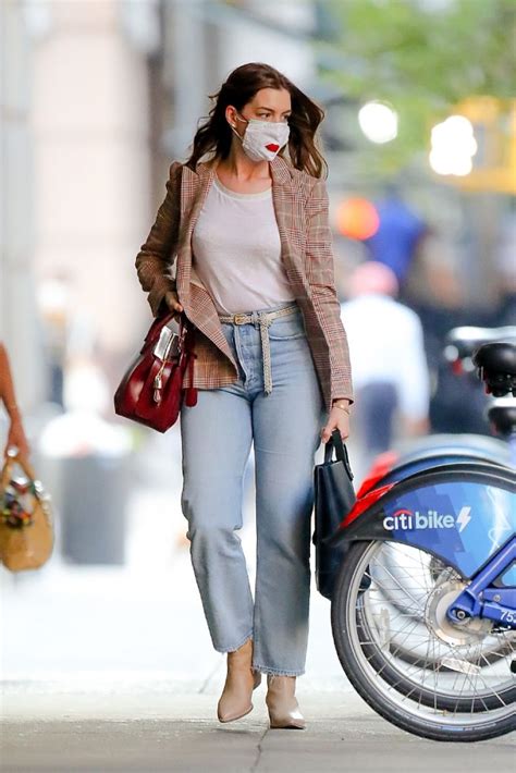 A source told e!, the baby is extremely healthy and is surrounded by friends and family in l.a. ANNE HATHAWAY Leaves Hair Salon in New York 09/19/2020 ...