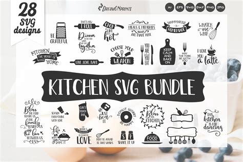Kitchen Svg Bundle Kitchen Sign Making Svg
