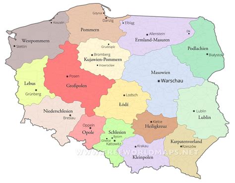 Karte Von Polen