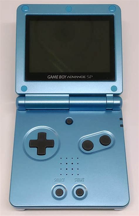Consola Nintendo Game Boy Advance Sp Pearl Blue Ags 101 Seminovo