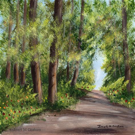 This is a real time acrylic landscape painting tutorial.paints: Image result for acrylic painting forest path | Seascape ...