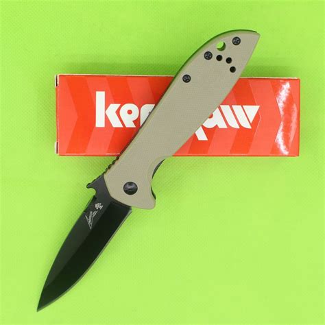 Kershaw Emerson Cqc 4k Folding Knife Coyote Brown Handle 6054brnblk