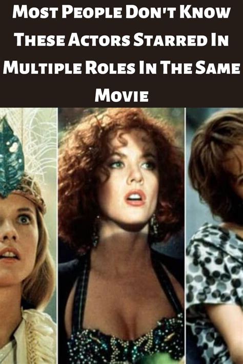 Four Different Pictures Of The Same Woman In Movie Outfits With Caption That Reads Most People
