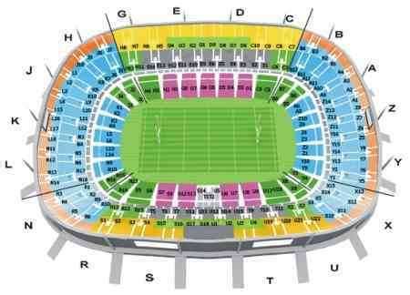 Stade De France Saint Denis A Plan Of Sectors And Stands How To Get