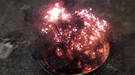 Burn Steel Wool Youtube