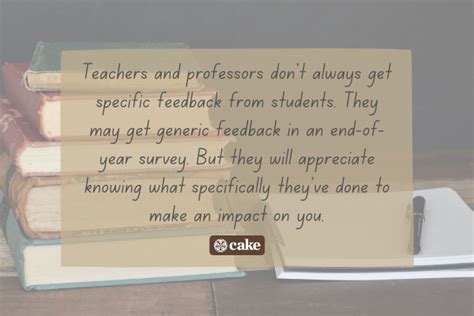 How To Write A Great Thank You Letter To A Professor Cake Blog