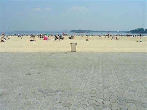 Orchard Beach During Summer Pelham Bay Park The Bronx