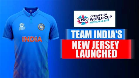 t20 world cup 2022 jersey revealed team india t20 wc jersey youtube