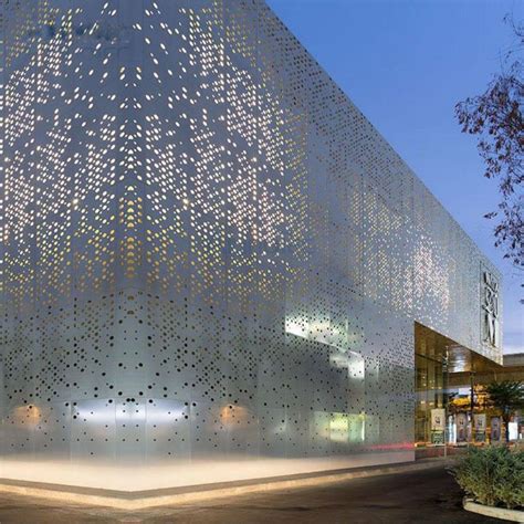 Customized Perforated Architectural Exterior Aluminum Facade Metal