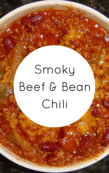 Rachael Ray Smoky Beef And Bean Chili Recipe