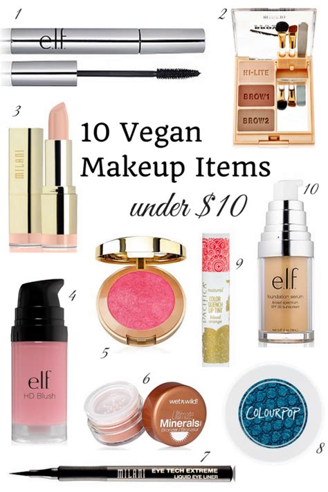 10 Vegan Makeup Items Under 10 Vegan Beauty Review Vegan And