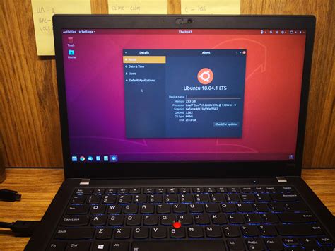 My Newly Install Ubuntu Thinkpad