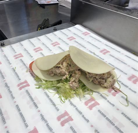 He wanted a Club Tuna no bread, but not an unwhich cause that would