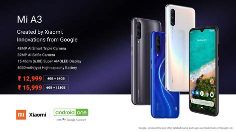 Xiaomi Mi A3 Officially Launched In India Gizmochina
