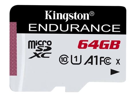 Kingston High Endurance Flash Memory Card 64 Gb Microsdxc Uhs I