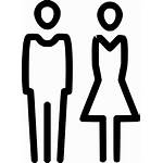 Icon Svg Male Female Toilet Restroom Icons
