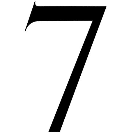 The Numeral 7