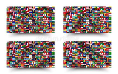 Todas As Bandeiras Do Mundo Ilustrações Vetores E Clipart De Stock