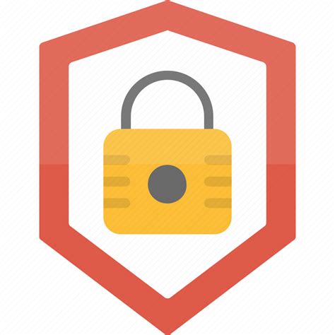 Encryption Firewall Lock Safe Secure Security Shield Icon
