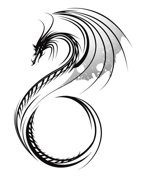 Dragon Tattoo Designs Clipart Best