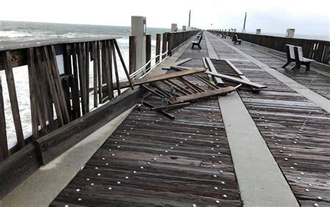 Tropical Storm Damage Closes Pensacola Beach Pier