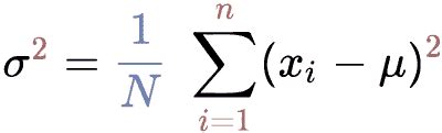The state or quality of being variant or variable; Variance Calculator - Step by Step Calculation