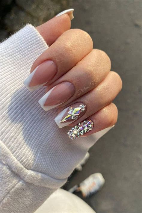 53 Stunning Modern French Manicure Ideas Stylish Belles White Tip