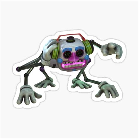 Dj Music Man Fnaf Security Breach Sticker For Sale By Chocolatecolors