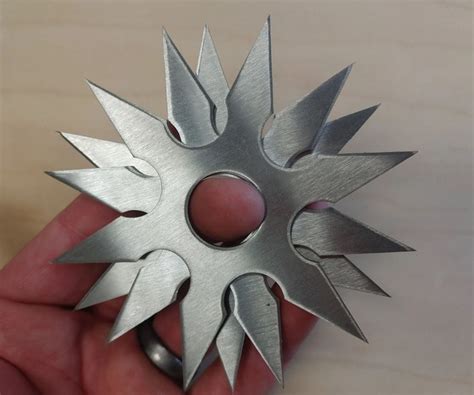Ninja Star Dxf And Svg File Stainless Steel Throwing Etsy