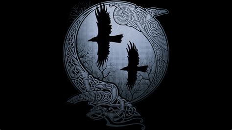 Odin Raven Wallpaper