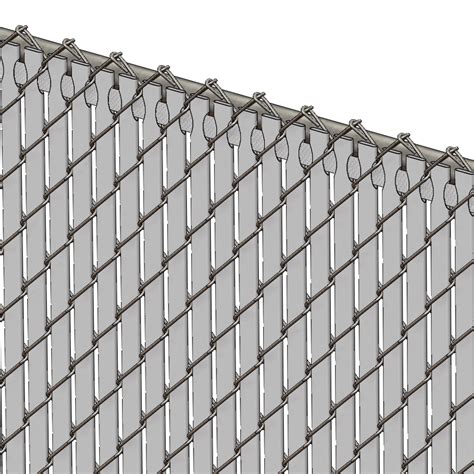 Pds Tl Chain Link Fence Slats Top Lock 6 Foot Gray Fence