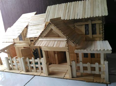 52+ Miniatur Rumah Pohon Sederhana Dari Stik Es Krim