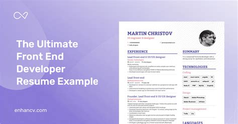 Seasoned and independent front end developer with 5 years of experience in blending the art of design with skill of programming to deliver an immersive and engaging user experience through efficient website development, proactive feature optimization, and relentless debugging. Front End Developer Resume Example and guide for 2020