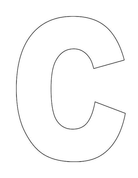 Desenho Da Letra C Para Colorir Imprimir E Desenhar Colorirme