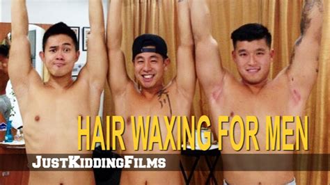 Hair Waxing For Men YouTube