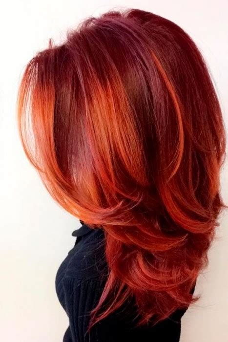 50 Red Hair Color Ideas With Highlights Hairstyles Update