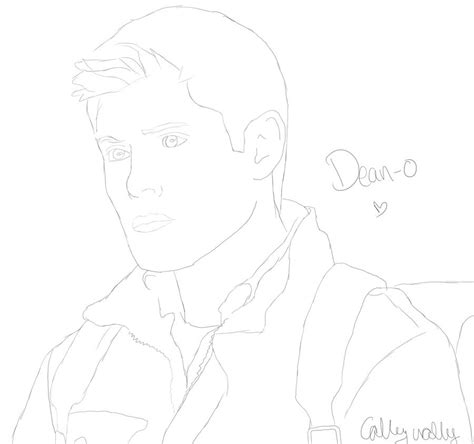 Dean Winchester Sketch By Cally Wally On Deviantart
