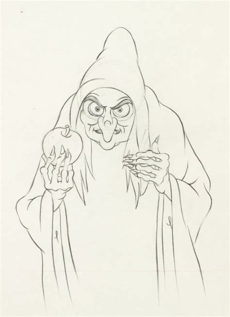 Adriana caselotti, lucille la verne, harry stockwell and others. Scary Witch Drawing at GetDrawings | Free download