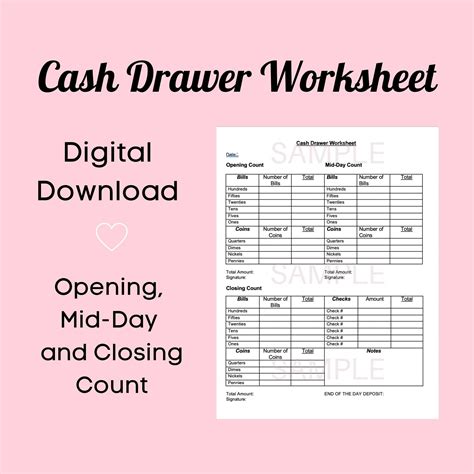 Free Printable Daily Cash Register Closing Sheet Prin Vrogue Co