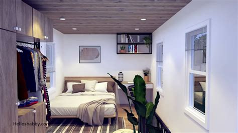 Livable 18 Sqm Tiny House Design With Balcony ~