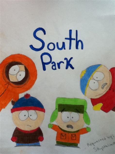 Requested South Park Sketch 2 By Fiercenfab On Deviantart
