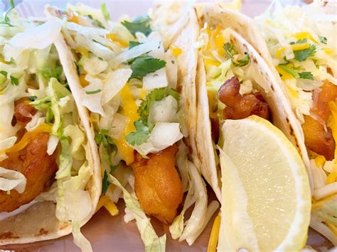 Turn the fish (400g white fish fillets, cut into strips) in the flour mixture to coat. I Ate Fish Tacos : food