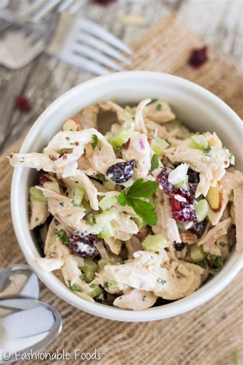 Leftover Turkey Cranberry And Almond Salad